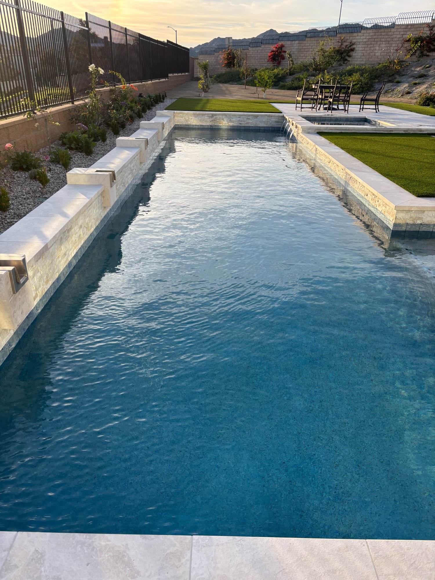 Spa and pool combination